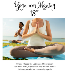 Yoga Montag 18Uhr Würzburg im Samesch Yoga-Studio Grombühl